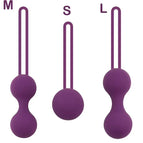 Purple / double ball-large-L