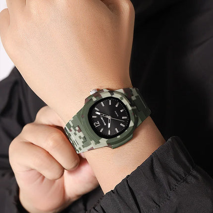 Skmei Bracelet Watches for Men Analog Display 50M Waterproof Simple Style Quartz Wristwatch