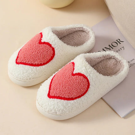 Women Indoor Slippers Warm Plush Home Slipper Autumn Winter Shoes Woman House Flat Floor Soft Silent Slides for Bedroom