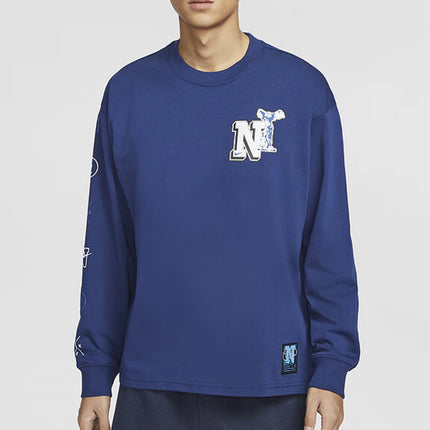Nike Official Authentic New Men's Outdoor Sports Cartoon Graffiti Knit Long Sleeve HJ3306-492