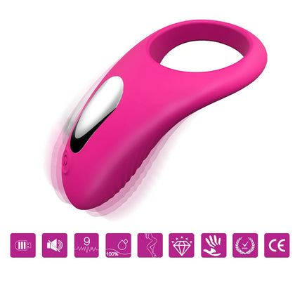 Penis Ring Vibrator Penis Trainer Penis Ring Men Delay Ejaculation Sex Toys G Spot Men Couple Ring Penis Ring Adult Toys 18