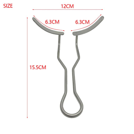 Stainless Steel Dental Mouth Expander Lip Cheek Retractor with Flap for Surgical Vestibule Access and Oral Procedures
