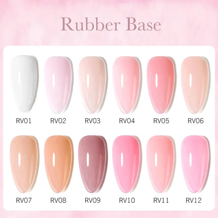 7.5ml Venalisa HEMA Free TPO Free Rubber Base Jelly Pink Soak Off UV LED Gel Polish Semi Permanent Nail Manicure Varnish