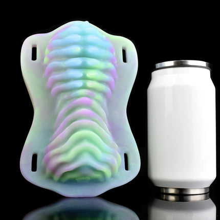 SHAZ Unisex Wireless Vibrator with Clitoral Stimulation Luminous Strap-On Sex Grinder Hump Friction Adult Toy for Couples 18+