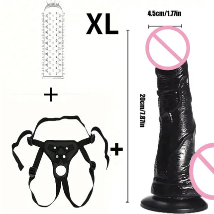 G Spot Stimulator Wearable Strap on Penis for Lesbian Adult Standard Size Panties Strap on Dildo Pants Strap Sex Toys for Women