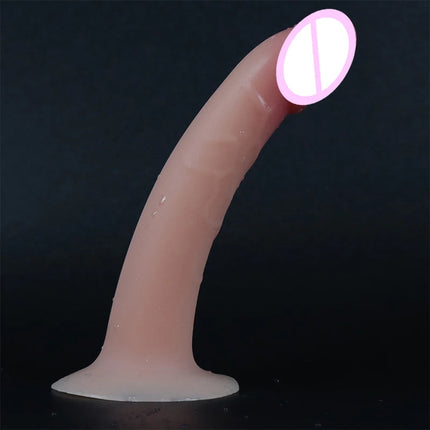 Cheap 4 Sizes Realistic  Silicone Dildo Women Erotic Anal Sex Toys Gay Soft Clitoris Vaginal Masturbators Penis Suction Cup Dick