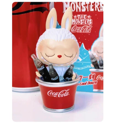 Genuine POPMART Labubu Coca Cola Series Blind Box Kawaii Anime Figure Desktop Decoration Mystery Box  Cute Girls Birthday Gifts