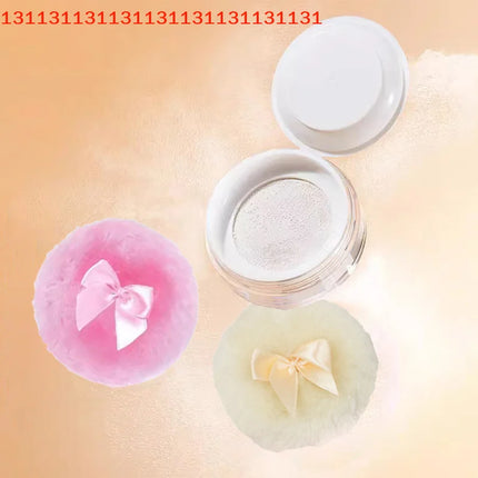 Professional Plush Bowknot round Makeup Sponge Soft Fluffy Loose Powder Puff Cute Foundation Cosmetic Beauty Tool