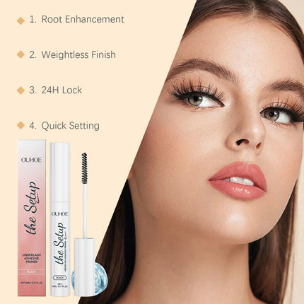 Eyelash Primer Waterproof Mascara Base 5ml Volumizing Lengthening Lash Booster Curling Sweatproof Smudge Proof Eye Makeup Shea
