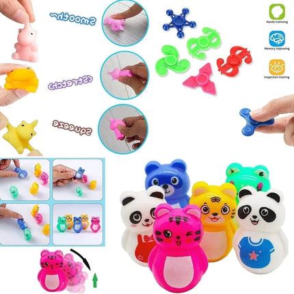 120/60PCS Party Favors for Kid Pop Fidget Toys, Treasure Box for Classroom, Pinata Filler, Goodie Bag Stuffers