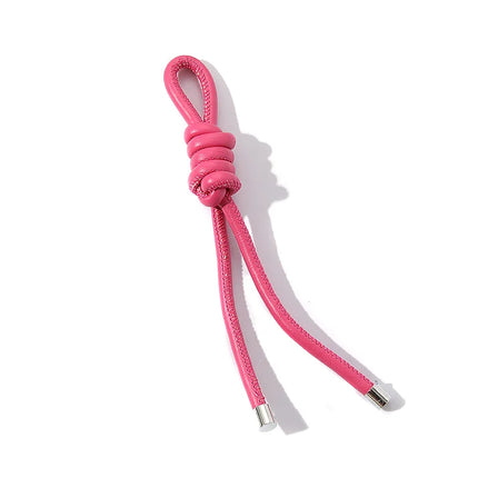 New PU Leather Rope Hanging Decoration Fashion Key Chain Mobile Phone Hanging Rope Bag Hanging Decoration Car Key Ring