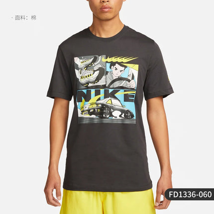 Nike Official Genuine 2024 New Men's Training Running Breathable Round Neck Short Sleeve FD1336-060