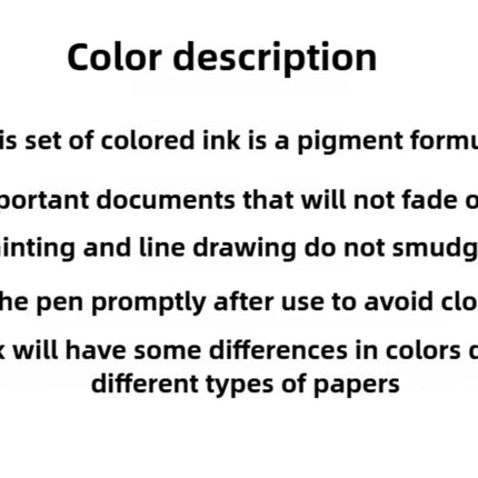 MAJOHN 18/50ml Fountain Pen Ink Cartridge Refill Various Color Glass Bottled Fountain Pen Ink Stationery Office School Supplies