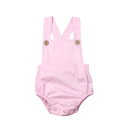 ma&baby 0-3Y Summer Newborn Infant Baby Boy Girl Romper Casual Sleeveless Overall Jumpsuit Toddler Baby Clothing