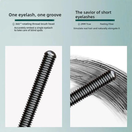 Eyelash Primer Thick Thin Curling Shape Natural Long Lasting Mascara With Thread 3D Brush Head Women Make Up