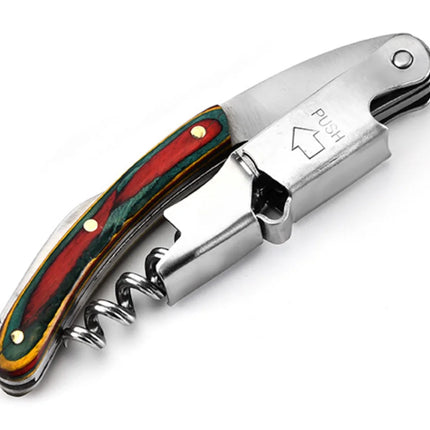 Wine Opener, Professional Waiters Corkscrew,  Bottle Opener and Foil Cutter Gift for Wine Lovers