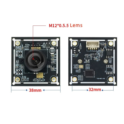 1080p Camera Module 2MP CMOS IMX291 Wide Angle 130 Degree No Distortion USB2.0 UVC Plus And Play For Usb industrial Vision
