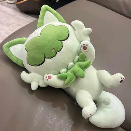 Sleeping Sprigatito Pokemon Plush Doll Pikachu Peluche Anime Figure Model Gift for Kids Children Birthday Gift Anime Stuffed Toy