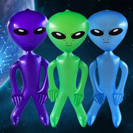 Inflatable Toys Simulating Aliens Creative PVC Summer Pool Water Party Supplies Novelty Halloween Party Cosplay Inflatable Toys