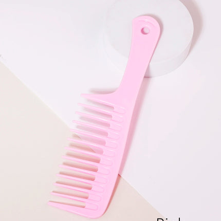 1pc plastic anti-static hair comb heat-resistant curling hair comb professional salon styling comb Special for real hair wigs