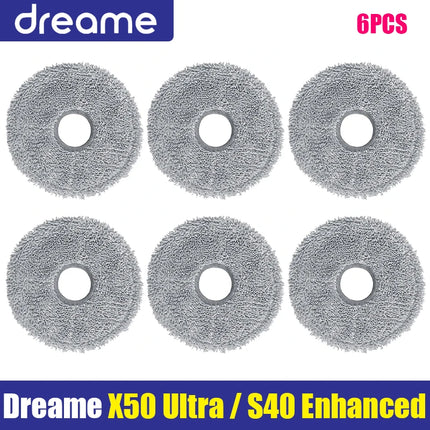 Dreame X50 Ultra / S40 Enhanced Edition Vacuum Cleaner Parts Main Roller Side Brush Hepa Filter Mop Cloth Dust Bag