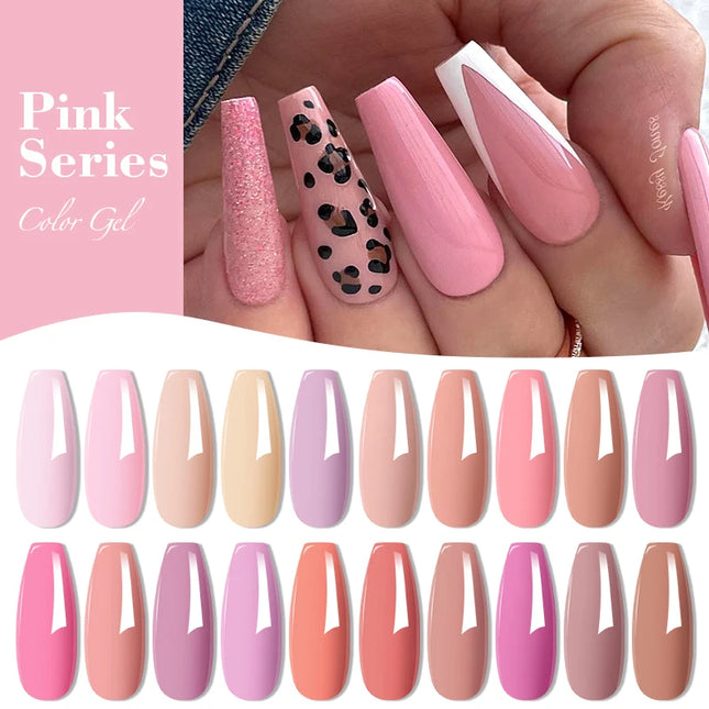6pc Nail Gel Polish Set DIY Nail Art Semi Permanent UV LED Gel Kit For Nails Decoration Manicure Soak Off Painting Vernis Design