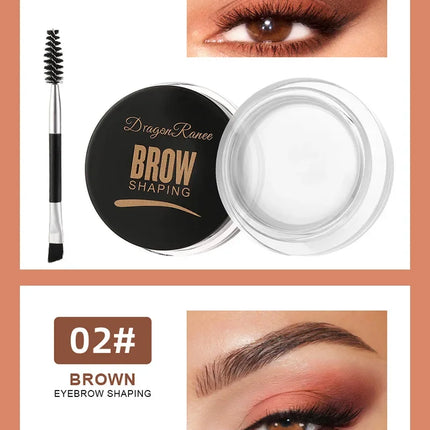 3D Wild Eyebrow Gel Wax Brow Styling Soap Waterproof Long Lasting Tint Eyebrows Enhancers Brows White Brown Eye Makeup Cosmetic