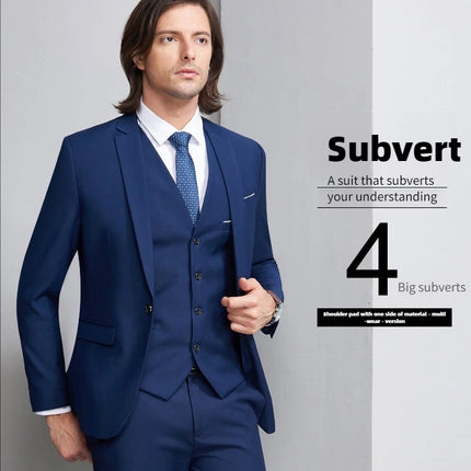 Suits For Men Wedding 2 Pieces Set Elegant Jackets Pants  Blazers Slim Fit Formal Outfit Fashion Business Classic 2025 Costume
