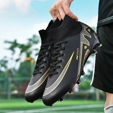 Original Men Football Field Boots Professional Society Indoor Boys Soccer Shoes Match Training Resistant Kids Football Shoes