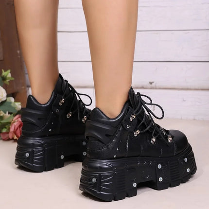 2025 New Daddy Shoes Platform Women's Personality Casual Sneakers