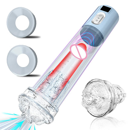 Electric Penis Pump Male Sucking Enlargement Extender Pump Masturbator Glans Penis Stimulators Vibrator Adult Sex Toys for Men