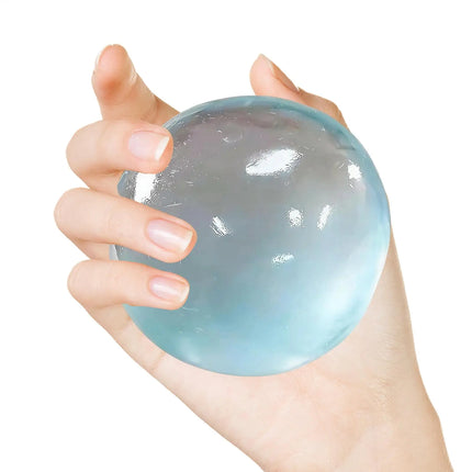 Maltose Squishys Toys Stress Ball Anti Stress Fidget Toy Soft Simulated Bule Transparent Ball Quick-rebound Squeeze Toys