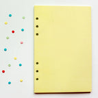 yellow blank / A5