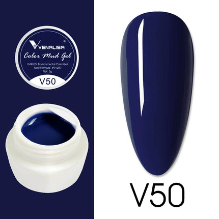 VENALISA Color Mud Gel Pure DIY Nail Art Design UV Gel Polish Professional Manicure Varnishes for Quality Artistry