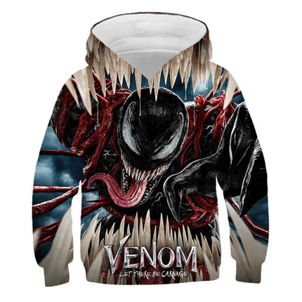 Girls Spring Marvel Hoodie Spider-Man Inspired Avengers 3D Print Baby Boy Clothes Casual Sportswear Hooded