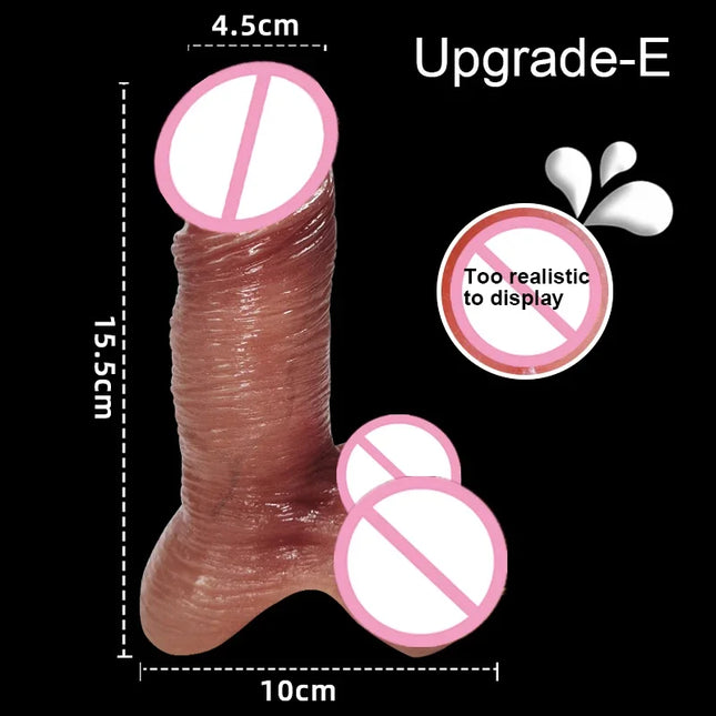 24 Styles Male Penis Cover Realistic Dildo Cock Pump Phallus Extender Enlargement Dick Growing Ejaculate Orgasm Sex Toys For Men