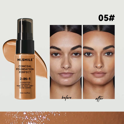 Matte Liquid Foundation Oil Control Pre-makeup Concealer Bb Cream Natural Long-lasting Face Base Foundation Professional Makeup