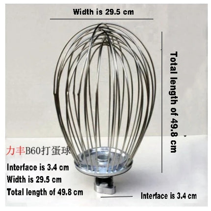 Stainless Steel Wire Whip Stirrer Accessories Mixer To Beat Egg Balls Blender Milkshake Noodle Machine Parts