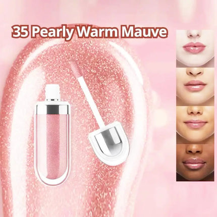 3D Hydra Lipgloss Mirror Lip Glaze Shimmer Moisturizing Pearlescent Color Liquid Lip Gloss Plump Glossy Non Stick Cup Balm ﻿