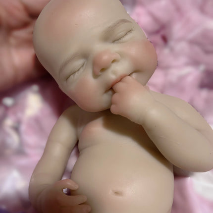 33cm Can Open Mouth Pascale Solid Silicone Reborn Baby Girls With Cute Clothes Lifelike Washable Newborn Baby Doll
