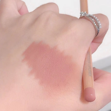 Rose Pink Lip Liner Matte Long Lasting Natural Lipliner Pencil Wooden Pole Nude Brown Lip Liner Lipstick Lips Contour Makeup