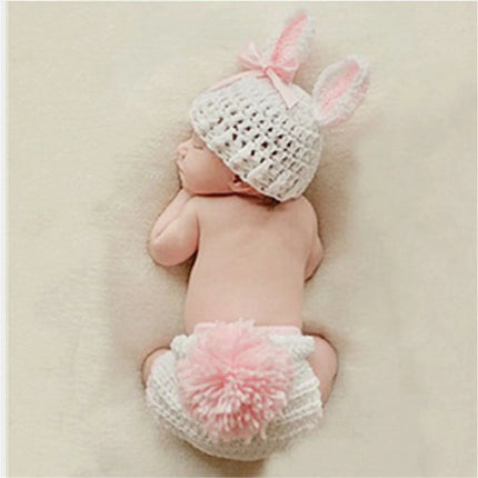 0-3M Baby Shooting Clothes Rabbit Style Photography Props Newborn Baby Photography Clothing Newborn Babies Accessories