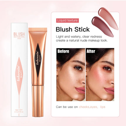 Multi-use Stick Bronzer Blusher Beauty Highlighter Blush Liquid Face Bronzer Natural Contouring Wand Stick Applicator Makeup