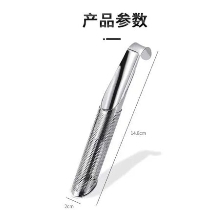Portable Home Tea Accessories Filter Stainless Steel Tea Maker Piping Design Tea Spoon Brewer Long Handle Metal Creative Cup