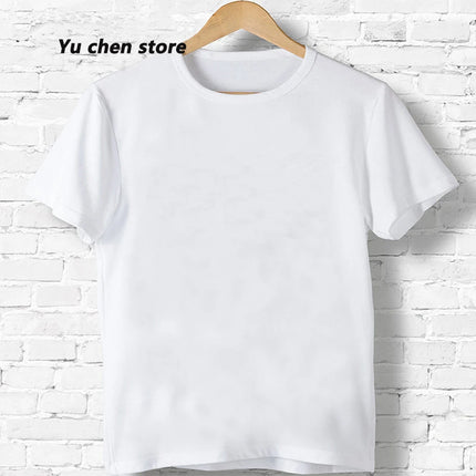 Fashion Children's T-Shirt Cute Daniel Tiger's Neighborhood Cartoon Print Boy's T-Shirt Summer Harajuku Girls T-Shirts White Tops