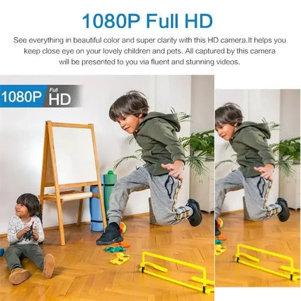 Lenovo Mini 8K HD Camera WiFi Wireless Night Vision Motion Detection Video Camera Home Security Camcorder Audio Video Recorder