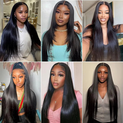 26 28 30 Inch Straight Hair Brazilian Straight Human Hair Weave Bundles Natural Black 1/3/4pcs 100% Human Hair Bundles Remy Hair
