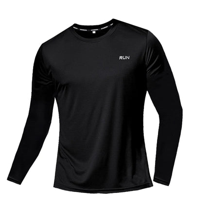 T-shirt à manches longues en soie glacée pour homme, nouvelle collection été 2023, séchage rapide, respirant, climatisation, protection solaire, vêtement de course d'extérieur