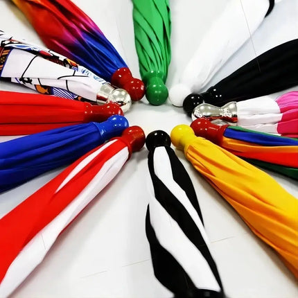 40.5cm Length Magic Umbrella Medium Size Performance Umbrella Magic Trick 10 Colors Close Up Silk To Four Umbrellas
