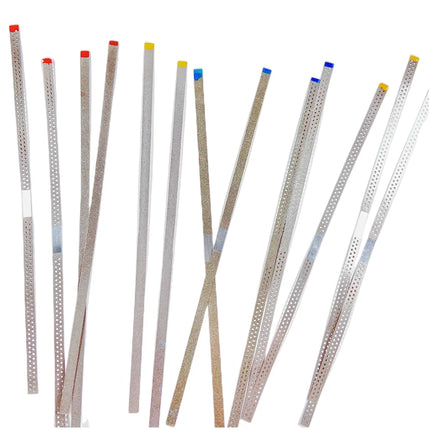 Dental Metal Polishing Stick Polish Strip with Double/Single Sides of Diamond Sanding Surface Teeth Whitening Materials 4mm
